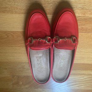VIONIC Snug Adeline Mule - Red, Sz 7-Brand New!